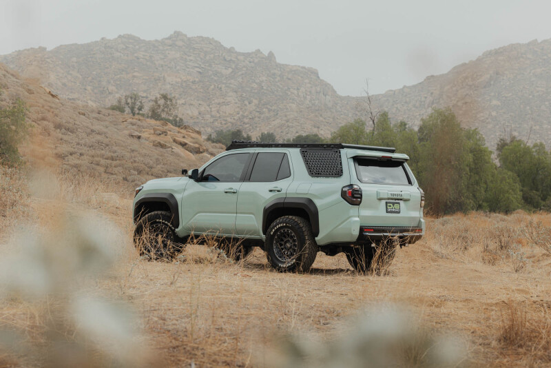 Toyota 4Runner Exterior Window Molle - Driver Side - DV8 Offroad - For DV8 Roof Rack - Black Powder Coated - `25-`26
